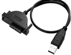 ﺗﺑﺩﻳﻝ  Usb2 to mini sata (dvd rw)