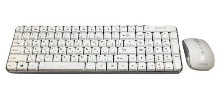 ست ماوس و کیبورد بی سیم  سفید Beyond BMK 2261