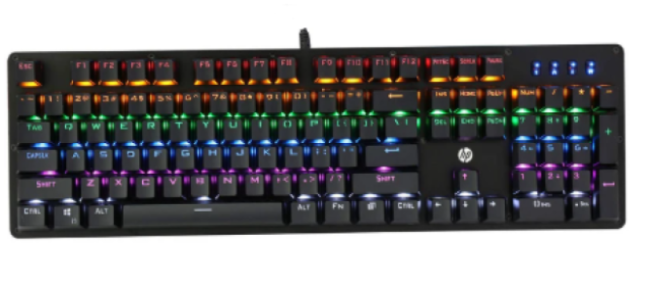 کیبورد سیمی گیمینگ HP GK100F