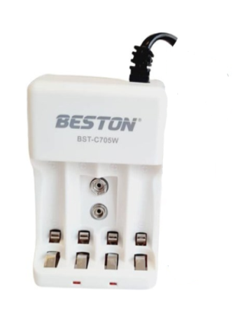 شارژر باطری 4 تایی سیمی Beston 705
